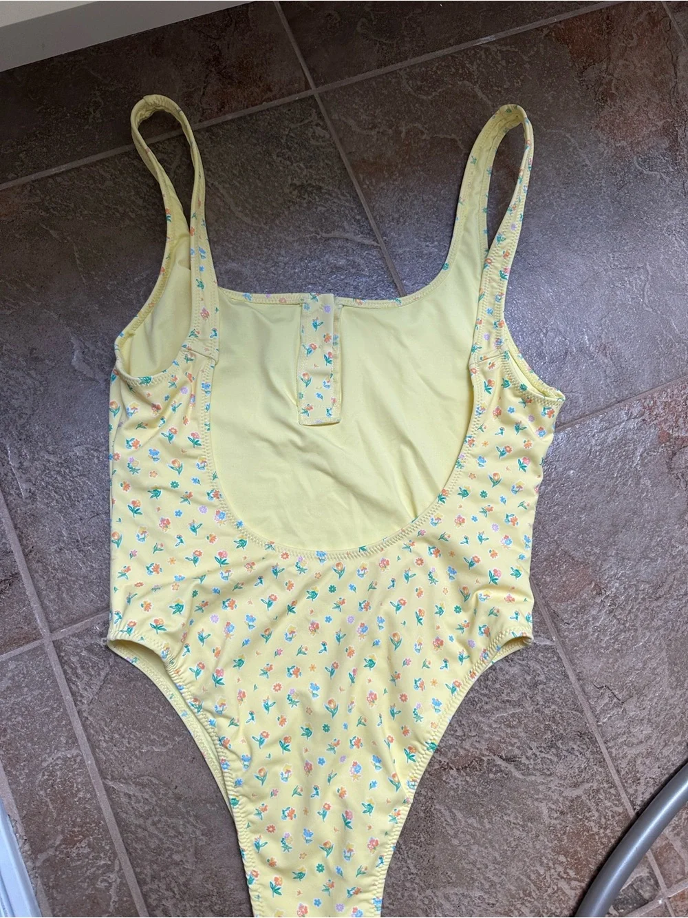 Frankie’s Bikinis x Pamela | Yellow Floral One-Piece Swimsuit